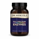 Tohtori Mercola Full Spectrum Enzymes - 22 Differential Enzymes - Tukee Ruoansulatuselimistön terveys - auttaa Digest Hiilihydraatit, Rasvat, Proteiinit & Kuitu - Ei-GMO, Gluteeniton & soija-vapaa - 90 kapselia