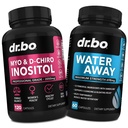 Myo-Inositol & D-Chiro Inositol & Water Away pillereitä - veden säilytys Diureetit Gut Health & Leg turvotus - täydentää naisten tukea kuukautiskierron & naisten terveys
