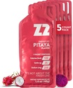 Z2 Dragon Fruit Energy Gel Performance - 25g Carb, 204mg Natrium, Electrolytes, Pre & During Treout, Boosts Endurance for Running, Pyöräily, ja urheilu - 5- Count Pack