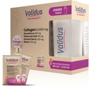 VALIDUS Collagen 10 000 mg + Elastin 100 mg + Glutationi 200 mg 30 Sachets + Shaker