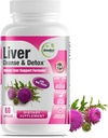 GreeNatr Liver Cleanse Detox & Repair Formula - Milk Thistle, berberiini, inkivääri, Beet Root, Voikukan juuri, artisokkauute, ja Chanca Piedra Optimal Liver Health Support (1 pullo)