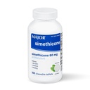 Majuri Simeticone Gas Relief 80 mg - Ilmavaivat, turvotus- ja kaasupaineapu - 100 purutablettia (1 pakkaus)