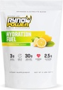 Ryno Power Hydration Fuel Electrolyte Drink Mix 2lb (20 tarjoilua) "Lemon Lime" - Advanced Electrolyte Formula + BCAA's - Gluteeniton - Pitkäaikainen energian ja lihasten talteenotto