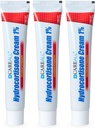 CareAll Hydrokortisoni 1%, 1oz putki (Pack of 3), Maximum Strength Itch Cream, Relief from Itch and Redness from Bug Bites, Ekseema, Psoriaasi, Myrkky Ivy, Tammi ja Sumac