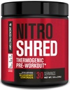 Jacked Factory NITROSURGE Shred Pre harjoitus täydentää - Energy Booster, Instant Strength Gains, Sharp Focus, Powerful Pumps - Typpioksidi Booster & Preworkout jauhe - 30Sv, mustikka sitruuna