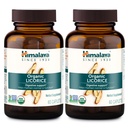Himalaya Organic Licorice, 120 Day Supply - Dgestive Health Supplement for Upsed Vatsa, Satunnainen turvotus ja närästys - USDA Organic, Vegan, Ei-GMO, Ei-DGL, Gluteeniton, 60 Caplets, 2 Pack