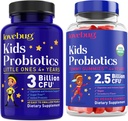 Lovebug Multi-Strain Probiootti Helmet ja Soil-Baseed Probiootti Gummy Bundle