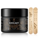 Shilajit Hartsi Fulvic Acid & Trace Minerals, Original Siperian Shilajit Pure kanssa 85+ Humiraid Supplement Gel for Energy & Immune System - 100 Serving / 50g