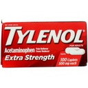 Tylenoli Extra Strength Kapselit, joissa 500 mg asetaminofeenia, kivunlievitys ja kuume