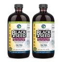 Amazing Yrtit Premium Black Seed Oil - Gluteeniton, Ei GMO, Cold Pressed Nigella Sativa Aids in Digestive Health, Immuno Support, Brain Function - 16 Fl Oz (paketti 2)