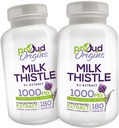 1000mg maito Thistle auttaa säilyttämään terve maksan toiminta, optimoida terveys, nopea julkaisu, gluteeniton täydentää - 6-kuukautinen tarjonta (2 pakkaus)