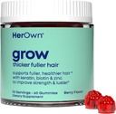 Hänen oma kasvaa Gummies, edistää Thicker hiukset, Biotin, Keratin & Horsetail, tukee Fuller hiukset, terveet hiusten kasvua, Berry Flavor, 60 Gummies