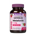 Bluebonnet Nutrition EarthSweet Melatoniini 1 mg Nopeasti toimiva nopeasti liuottamalla Nighttime Rentoutuminen & Levokas uni tuki - uniapu - Gluteeniton, vegaaninen - Maku - purutabletteja Vadelma