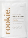 Rookie Wellness Plant-Based Probiotic Probiotic Protein - Organic Pea Protein Powder with Complete Amino Acid Profile, Gut-Terve Prebiootit & Probiootit, & yli 25 Vitamiinit & Minerals (10 Sachets, Vanilla)