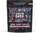 Luolalemmikit, Super Chomp -tabletit, koiran probioottilisät, monikulmaiset ja probiootit, 60 tablettia