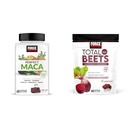 Force Factor Maca & Beet Soft Chews Bundle 60 Maca Chews ja 60 Beet Chews for Energy, Stamina ja Heart Health