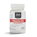 365 by Whole Foods Market, D3-vitamiini 2000 IU, 250 lla