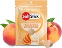 SaltStick Fastchew Electrolyte Replacement Tablets for Rehydration, 10 tabletin pakkaus, Peach, 10 Count (7201761)