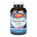 Carlson - Salmon Oil Complete, 700 mg Omega-3s + Astaksantiini, Kardiovaskulaarinen tuki, aivojen toiminta & yhteinen terveys, Norwegian, 240 Softgels
