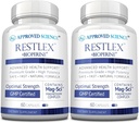 Hyväksytty Science Restlex - 420 mg Magnesium Glycinate Blend, L-teaniini 200 mg - 60 kapselia - 2 kapselin pakkaus