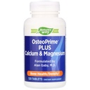 Nature's Way OsteoPrime PLUS Kalsium & Magnesium, tukee luun terveyttä ja lihasten toimintaa*, vitamiinit D3 & K2, kasvissyöjä, 120 tablettia