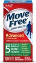 Siirrä ilmainen Advanced Plus MSM, 120 tablettia - Joint Health Supplement Glukosamiini ja kondroitiini (Pakki 12)