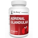 Tri Berg Adrenal Glandular - Hormonitasapaino Formula, joka tukee terve lisämunuaisen toiminta - lisämunuaisen tuki täydentää - 60 kapselia