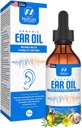 Organic Ear Oil for Ear Infektio - Natural Eardrops for Earache Prevention, Uimarin korva & vahanpoisto - Lapset, Aikuiset, Baby, & Dog Earache Remedy - kanssa Mullein, Valkosipuli, Calendula Made in USA