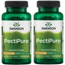 Swanson PectiPure Modified Citrus Pectin-Supports Ruoansulatuselimistön ja solujen terveys-Delivers Vähintään 82% Galacturonic Acid-Luonnollinen hyvinvointi täydentää (60 kapselia, 600 mg Each) 2 pakkaus