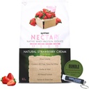 Syntrax Native Whey Protein Isolate - Kosher & Halal, Laktoosi & Gluteeniton - Natural Mansikka Cream Flavor - 2 punta - Keychain