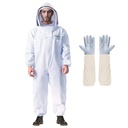 LONGADS Professional Bee Suit for Mehiläinen Naisten, Beekeping Puku Mehiläishoitaja Puku Glove &Venteliated Hood, Multi-Size Bee Outfit for Backyard and Bee Kee Keeper for Bee Keeper Catcher Christmas puku
