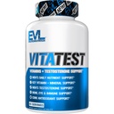 Evlution Nutrition VitaTest - Vitamiinit + Testosteroni tuki - avain vitamiini + Mineral Support - Men