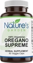 LUONNON GARDEN OLENNAISET Oregano Supreme (w/Garlic, Sipuli, inkivääri ja Cayenne) - 90 kasvislipat