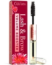 Gya Labs Lash and Brow Oil - 100% puhdasta Natual Organic Castor Oil Eyelash & Eyebrow Serum Fuller Lashes & Brows (0,34 Fl Oz)