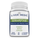 Serrapeptaasi Pure Ruoansulatuselimistön proteolyyttiset entsyymit Enteric päällystetty Premium terveen Gut Protection ja vegaaninen maksan tuki täydentää Sinuksen, hengitysteiden ja Gut Health non GMO (60 Caps)