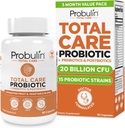 Probulin kokonaishoito Probiootti Supplement, Daily Gut, Ruoansulatuskanavan, ja immuuniterveyden Probiootit Kapselit miesten ja naisten, 20 miljardia PMY, vegan, 90 Count Bott
