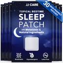 JJ CARE Sleep Patchs 30 PCS, unilääkkeitä aikuisille extra vahvuus, luonnollinen ja toksiinivapaa uni Patch, Melatoniini Patch päiväkäyttöön, Melatoniini Natural Patch uni tuki