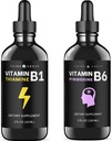 B6-vitamiini ja B1-vitamiini B1 Bundle - 2 oz Each - Liquid Drops
