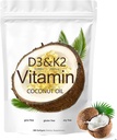 2-in-1 D3-vitamiini K2-lisä Softgel, 10000 IU D3 + 200 MCG-vitamiini K2 (180 kpl)