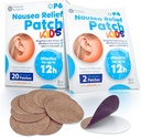 P6 Motion Sairauspaikat lapsille - Kaikki luonnonmerellä Sairauspaikatristeilylle ja autolle - Non Drowsy Motion Patch lapsille - Turvallinen liikkuvuus Sairaus Patch matkustamiseen
