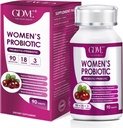 GDME Naisten probiootit, 90 tablettia 90 miljardia PMY 18 kanta, sisältää Organic Prebiootti Cranberry,Probiootti Supplement for Digestion, Immuniteetti, Naisten terveys, Soy Gluten Dairy Free