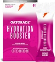 Gatorade Hydration Booster Electrolyte Drink Mix Powder Packets, Citrus Berry, Advanced Electrolyte Blend, Ei lisätty värejä, Ei keinotekoisia makeuttajia, Essential Vitamiinit A, C, B3, B5, B6, tekee 20 Fl Oz, (6 pakkaus)