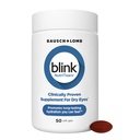 BLINK NutriTears Kliinisesti todistettu täydentää kuiville silmille, silmähoito luteiinilla ja zeaksantiinilla ja D-vitamiinilla Hydraate silmät sisällä pitkään kestävän Relief, 50 Softgels