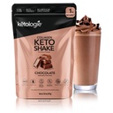 Keto Collagen Shake (chocolate) - Coconut Oil, Prebiootit, Grass Fed Hydrolyzed Collagen Peptides tyyppi I & III, Low Carb, Gluteeniton, 1,78 kg. (810 g)