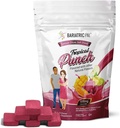 BariatricPal Sokeriton kalsiumsilikaatti Pehmeä purukumi 500 mg D-vitamiini & Probiootit 