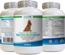 Koira Terve takki täydentää - koirat Total Health Complex - Natural - paras hiukset Immuuni silmä hampaat UTI Health - quercetin koirille - 1 pullo (60 hoitoja)