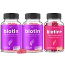 NutraChamps Complete Biotin Bundle hiuksille, iholle ja kynsille. 2 pakkaus Biotiini & Biotiini+