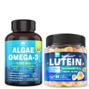 Sokeriton lutein 20 mg 40 mg +Vegan Omega 3 DHA EPA