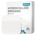 Dimora 20 pakkaus Hydrocolloid Wound pukeutuminen, Ultra ohut 4" x 4" suuri Patch Bandges Self-Dhesive