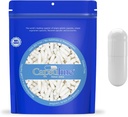 Capsuline Size 000 - värillinen valkoinen tyhjä liivate kapselit - 10000 kreivi - Tyhjä geeli pilleri kapselit - DIY puhdas naudan pilleri kapselin täyte - tyhjät kapselit - Kosher ja Halal Certified - ei-GMO-sertifioitu